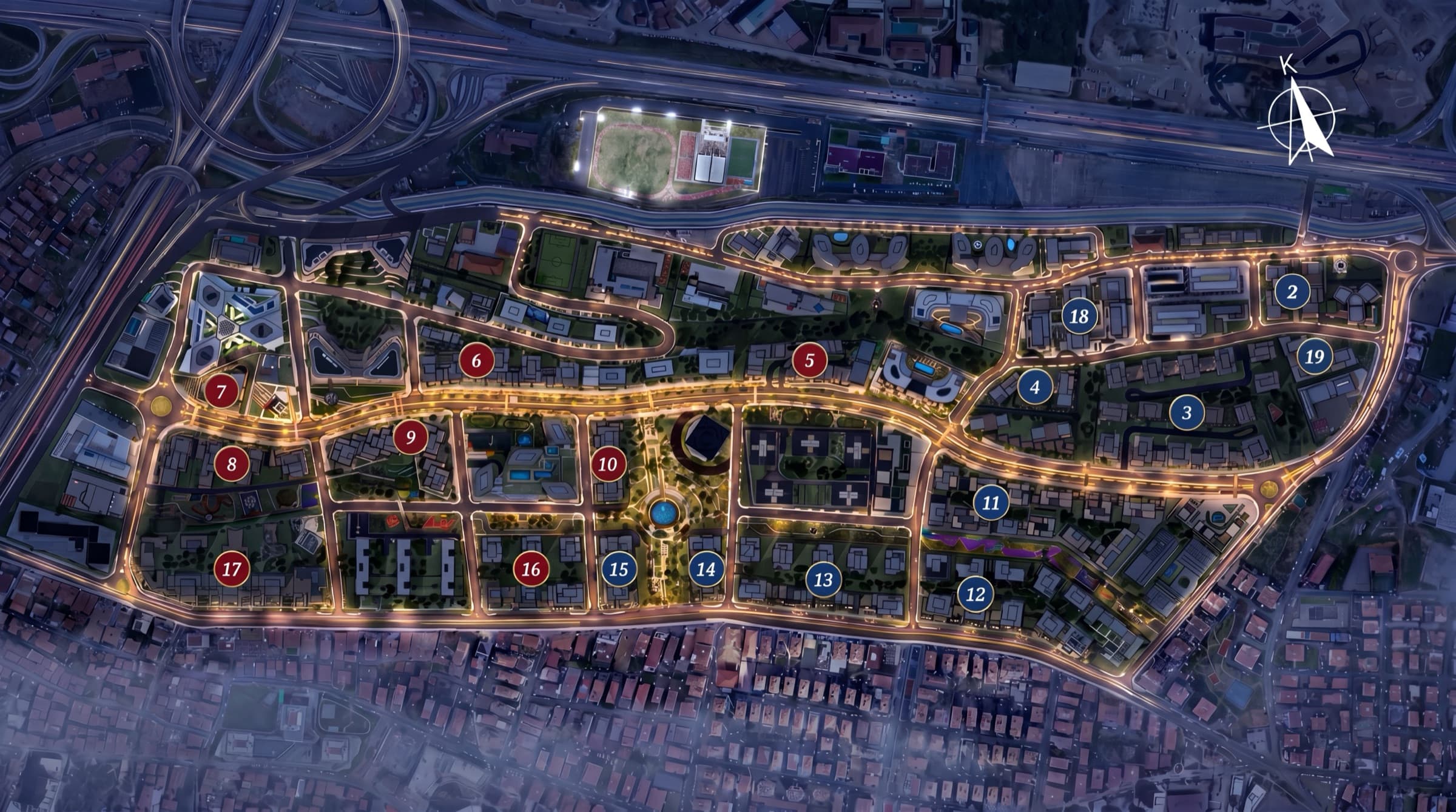 Yeni Fikirtepe etapları